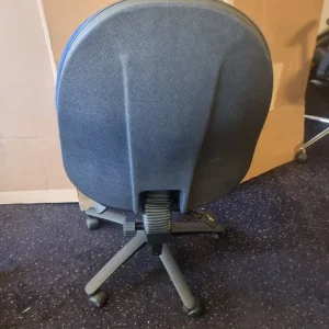 Blue Adjustable Office Swivel Desk Chair - Image 4