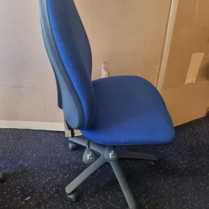 Blue Adjustable Office Swivel Desk Chair - Image 5