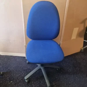 Blue Adjustable Office Swivel Desk Chair - Image 6