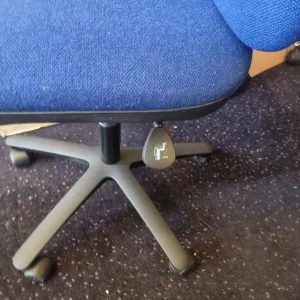 Blue Adjustable Office Swivel Desk Chair - Image 7