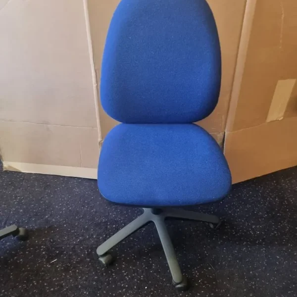 Blue Adjustable Office Swivel Desk Chair