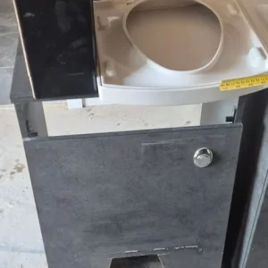 Grey sink vanity unit grey toilet unit - Image 2