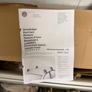 Genuine VW Passat saloon roof bars