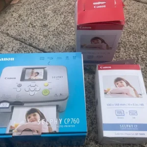 Canon Selphy photo printer plus paper