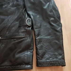 leather jacket size L large - Image 6