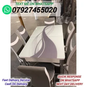 Brand New Extended Dining Table with Chairs