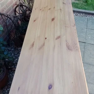 Solid Pine Chest Of Drawers 3 Over 4 Large Refurbished - Image 5