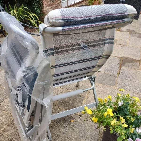 Two Folding Garden Chairs.