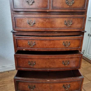 Walnut 5 drawer chest