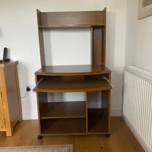 Computer Desk with Pull-Out Shelf - Image 2