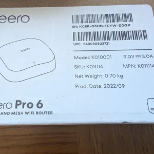 x2 Eero Pro 6 tri-band mesh routers - Image 2