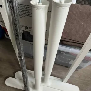 Ikea Bekant under frame white desk base - Image 6