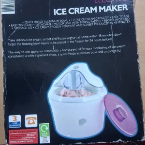 Delta High Living Electric Ice Cream Maker Boxed - Image 2