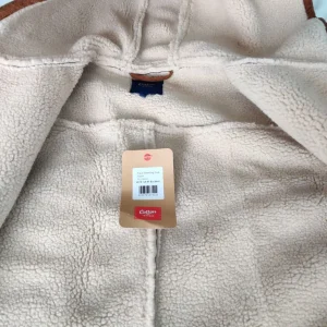 Faux sheepskin hooded coat - Image 2