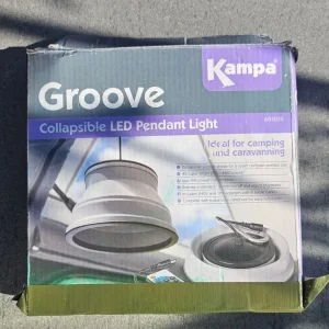 Kampa Groove 230V or 12V Collapsible LED Remote Controlled Tent Awning Light Gazebo