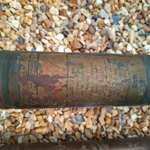 VINTAGE PYRENE BRASS FIRE EXTINGUISHERS - fire brigade memorabilia - Image 2