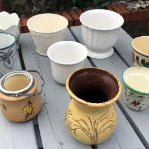 LOT of Ceramic Plant Pots / Planters / Vases - Image 2