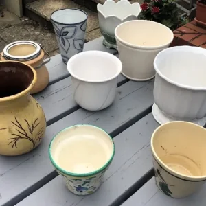 LOT of Ceramic Plant Pots / Planters / Vases - Image 3
