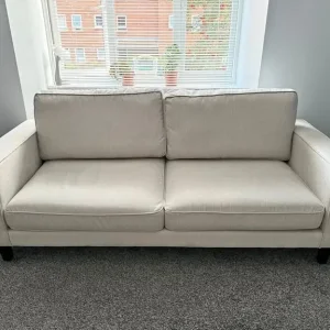 Light beige 3 seater sofa