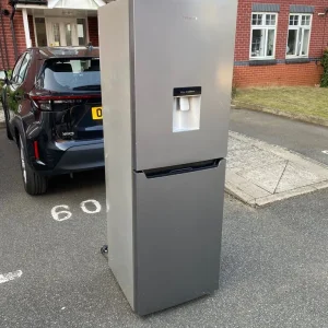 Tall fridge freezer with water dispenser for £135(we can deliver) - Image 2