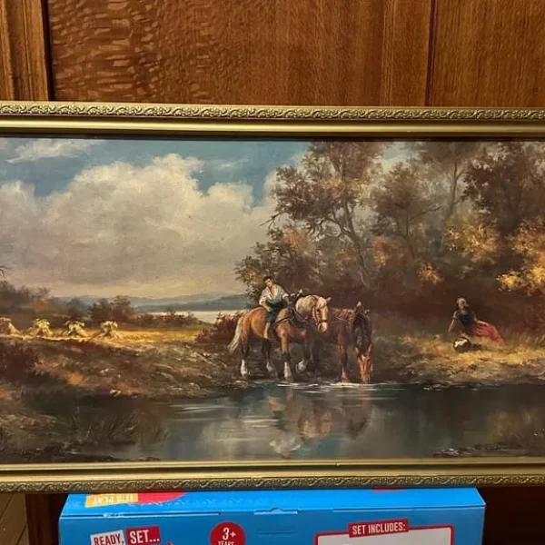 The Haywain George Constable Famous countryside scene