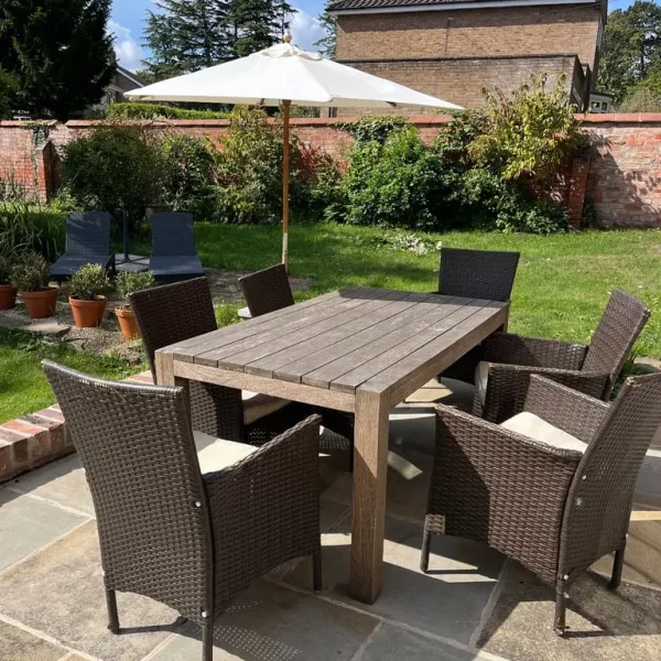 Garden furniture rattan chairs