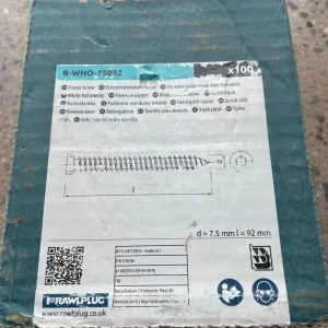 Rawlplug Concrete Framing Screws 7.5mm x 92mm