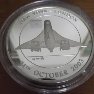 5 oz. Proof Silver Concorde Commemorative Coin, 2023 - Image 2