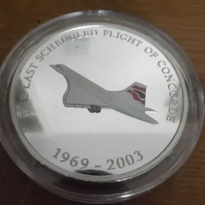 5 oz. Proof Silver Concorde Commemorative Coin, 2023 - Image 3