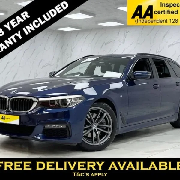 2019 BMW 5 Series 2.0 520d M Sport Touring 5dr Diesel Auto Euro 6 (s/s) (190 ps) Estate Diesel Au...