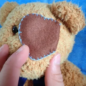 Beanie baby Fuzz the bear - Image 3