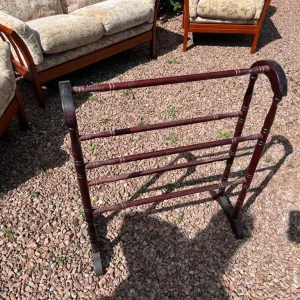 Vintage Wooden Towel Rail