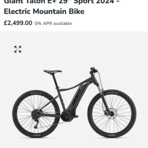 Brand New Giant Talon E+ 29; Sport 2024 - Electric Mountain Bike Rrp2500 - Image 2