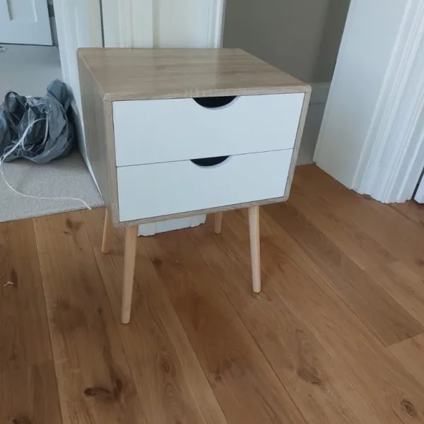 Bedside table with drawers