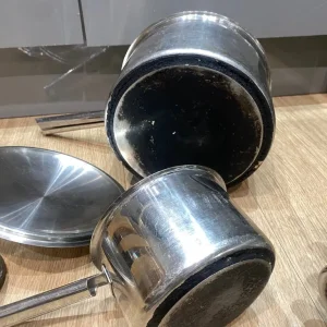 2 saucepans with lids and a steamer pan set - £14 (Wallisdown) - Image 8