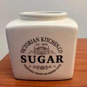 Set of Three Vintage Tea Coffee Sugar Jars - Image 8