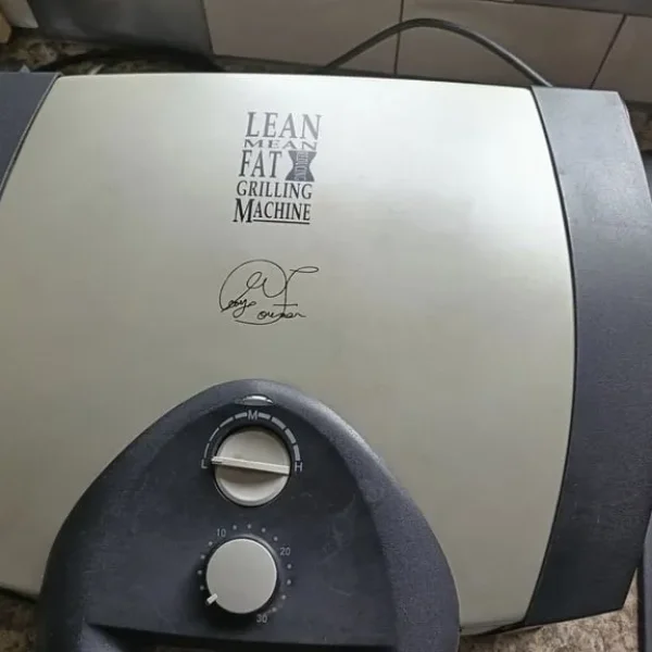 George Foreman Family size Grill(47cm x 51cm) with Stand and utensils