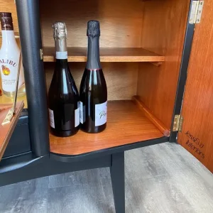 Art Deco style vintage, walnut sideboard, drinks cabinet - Image 7