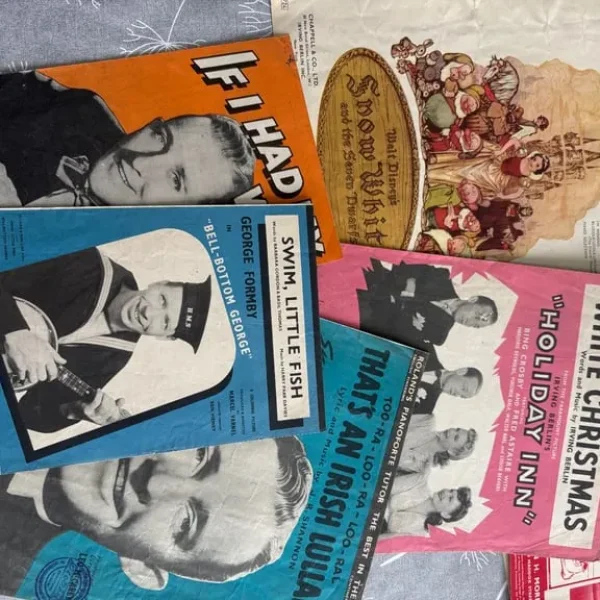 Vintage sheet music