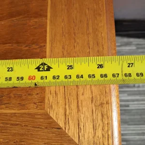 £5 Tv unit wooden on wheels - Image 5