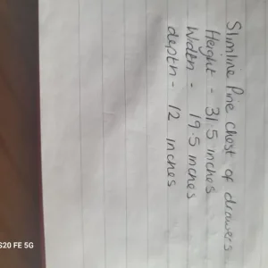 Slimline solid quality pine chest of drawers, delivery available - Image 7