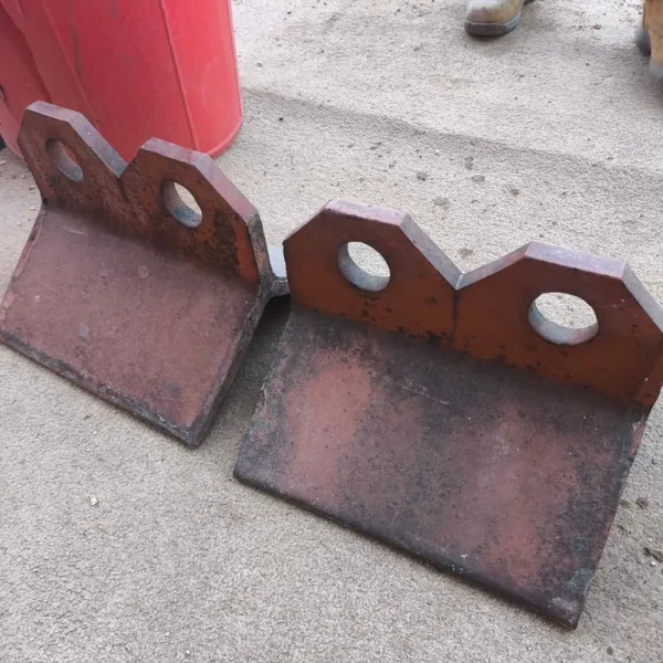 Crescent reclaimed ridge tiles red