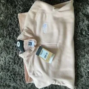 North Face Glacier Quarter Zip Fleece - Pink Small, Mens - Image 3