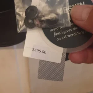 Black Leather Bomber Jacket XL new unused - Image 3