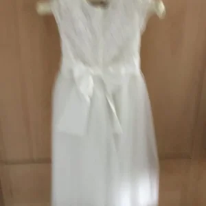 John Rocha Flowergirl dress, fur cape and matching shoes - Image 4