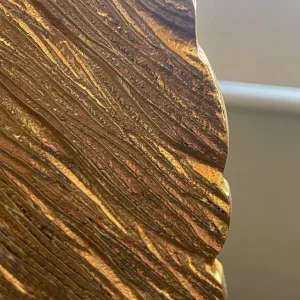 Stunning Set of Heathfield & Co Gold Leaf Metal Lamp - Image 6