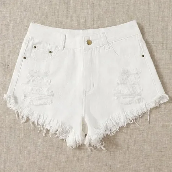 Denim shorts