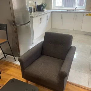 Evie Armchair- Charcoal