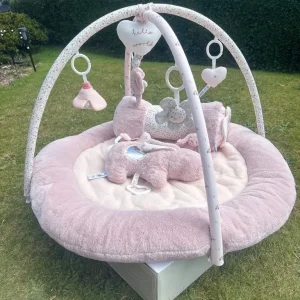 Mamas and papas welcome to the world playmat and tummy time roll - Image 2