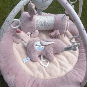 Mamas and papas welcome to the world playmat and tummy time roll - Image 3